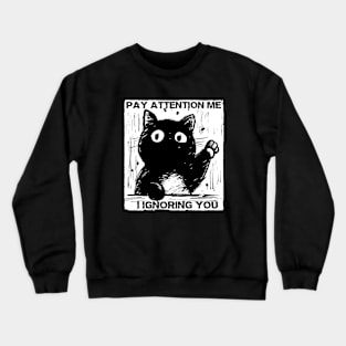 A sneaky cat 04 Crewneck Sweatshirt